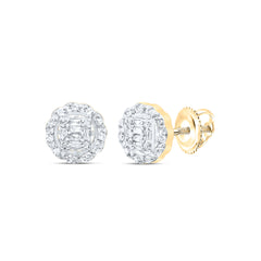 1/3CTW-DIA P1 GIFT ROUND BAGUETTE EARRING