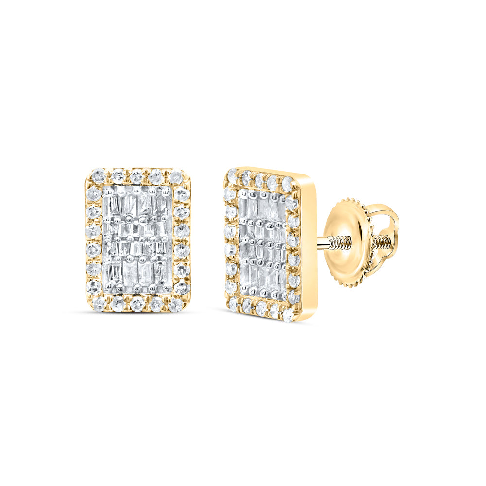 1/2CTW-DIA P1 GIFT EMERALD BAGUETTE EARRING