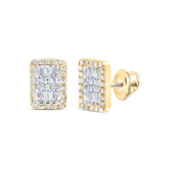 1/2CTW-DIA P1 GIFT EMERALD BAGUETTE EARRING