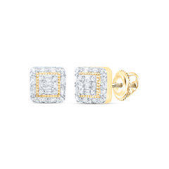 1/6CTW-DIA P1 GIFT SQUARE BAGUETTE EARRING