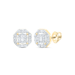 5/8CTW-DIA P1 GIFT OCTAGEN BAGUETTE EARRING