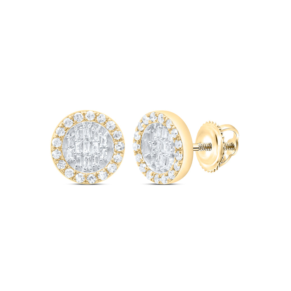 1/3CTW-DIA P1 GIFT ROUND BAGUETTE EARRING
