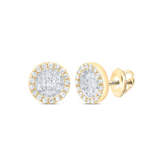 1/3CTW-DIA P1 GIFT ROUND BAGUETTE EARRING