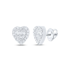 1/6CTW-DIA P1 GIFT HEART BAGUETTE EARRING
