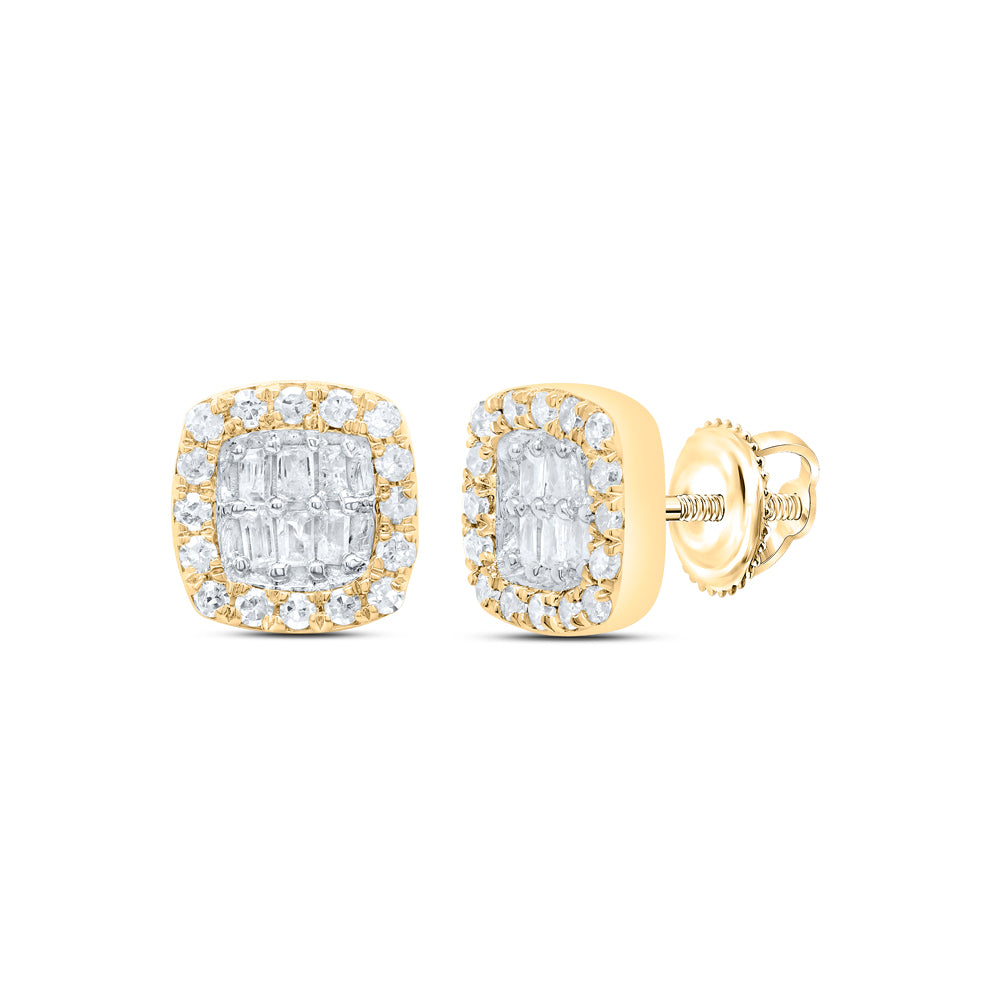 1/4CTW-DIA P1 GIFT CUSHION BAGUETTE EARRING