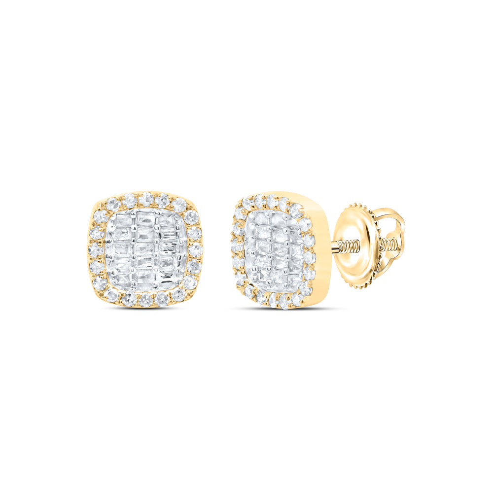1/2CTW-DIA P1 GIFT CUSHION BAGUETTE EARRING