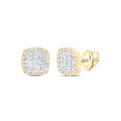 1/2CTW-DIA P1 GIFT CUSHION BAGUETTE EARRING