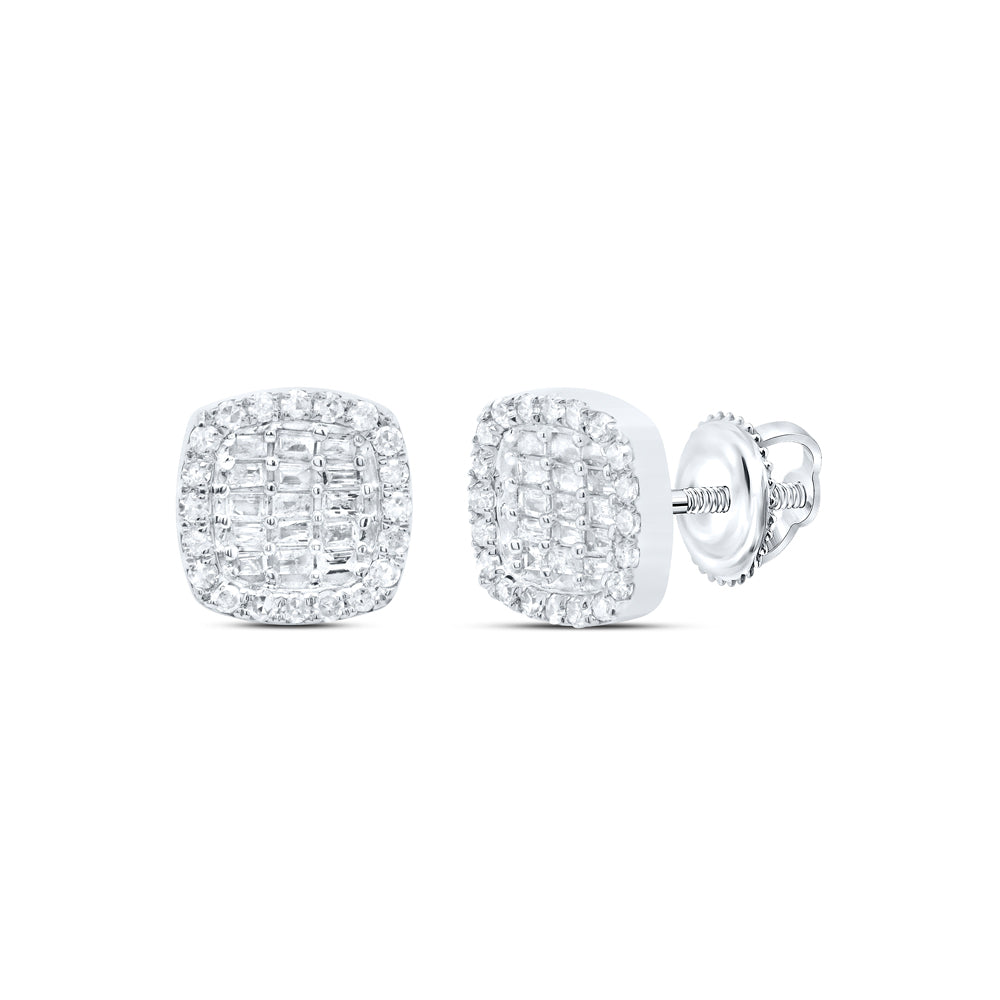 1/2CTW-DIA P1 GIFT CUSHION BAGUETTE EARRING
