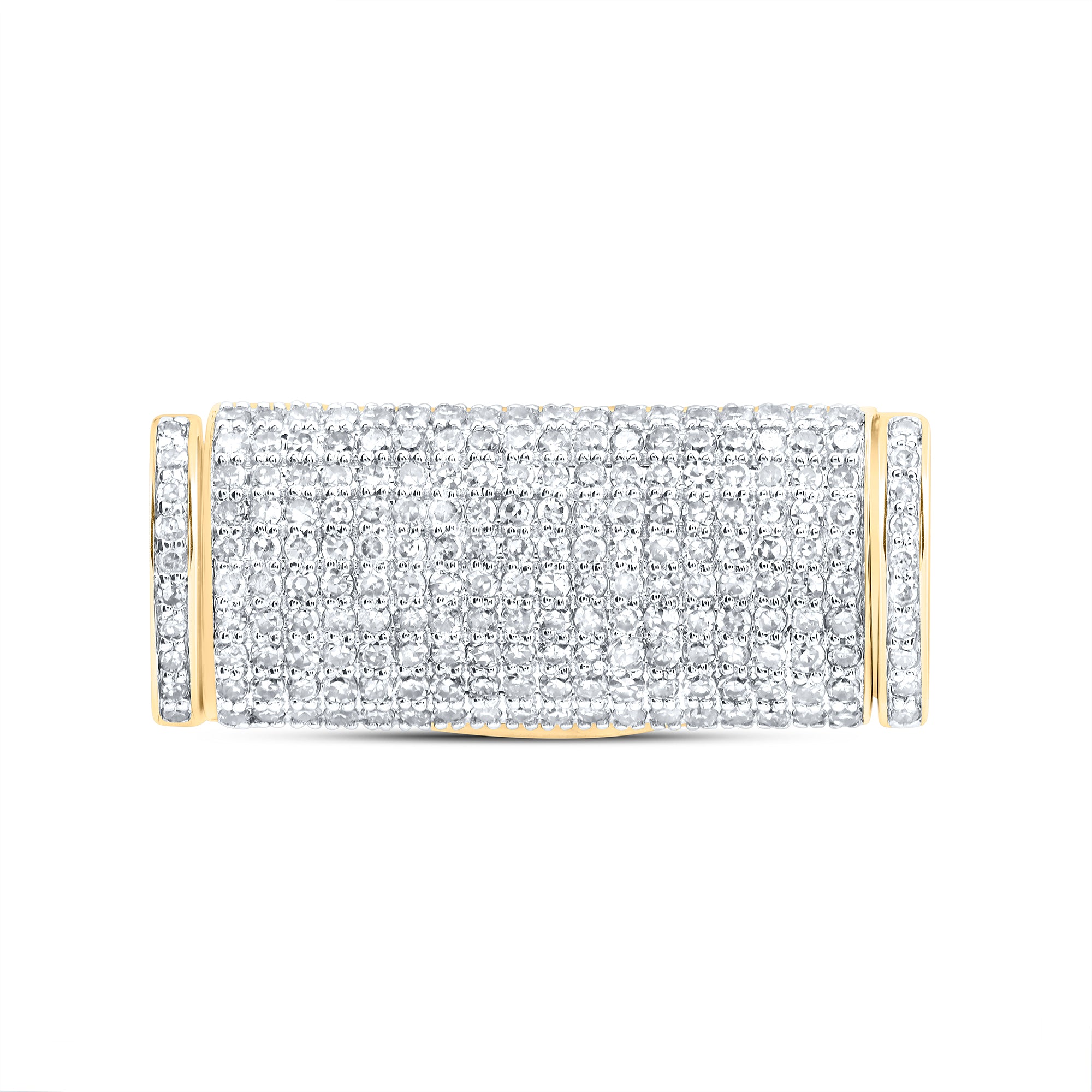 1CTW-DIA NK (12MM) CUBAN LOCK BOX