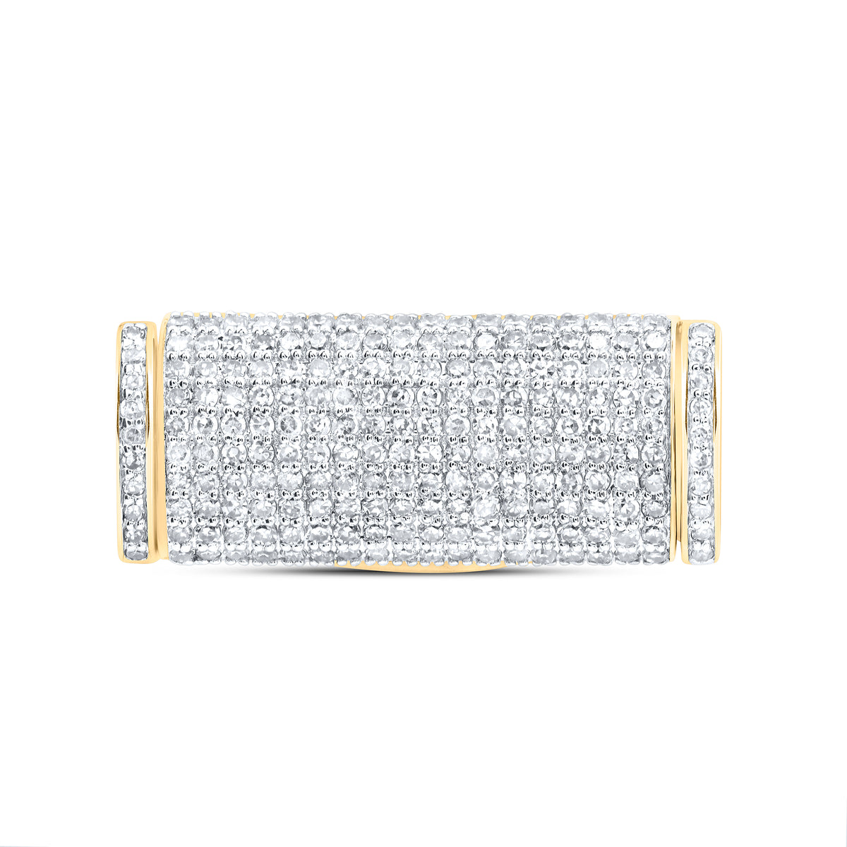 1CTW-DIA NK (12MM) CUBAN LOCK BOX