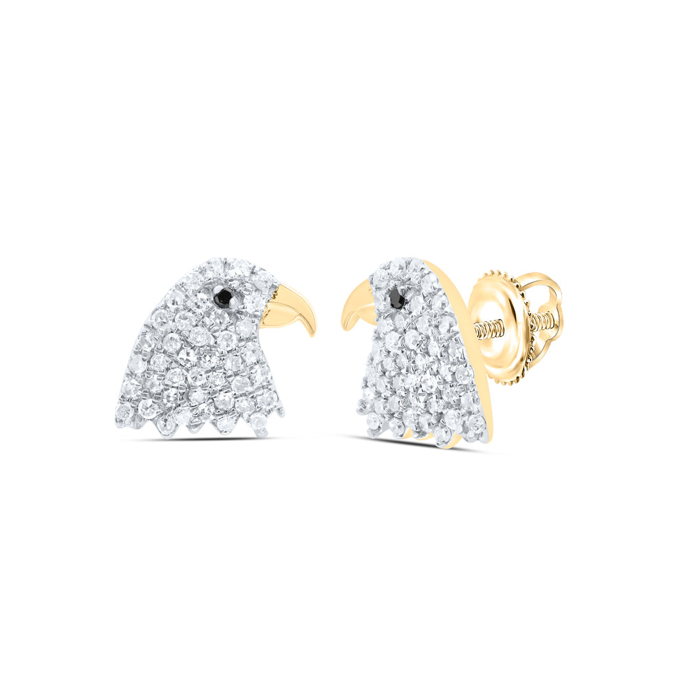 1/5CTW-DIA P1 GIFT RD-BLACK DIAMOND EARRING