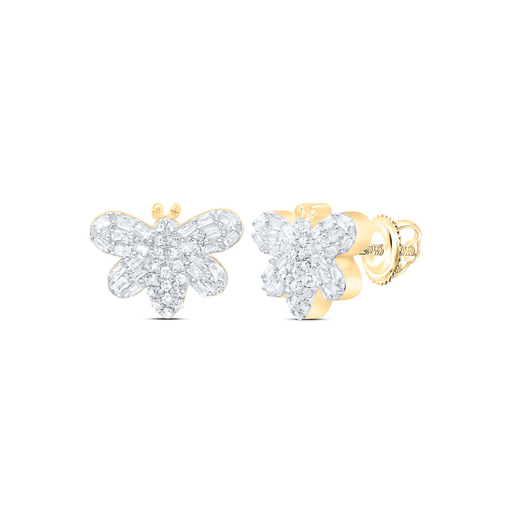 1/3CTW-DIA P1 GIFT BAGUETTE EARRING