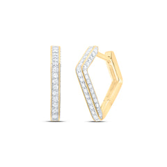 1/3CTW-DIA P1 GIFT HOOPS HUGGIES EARRING