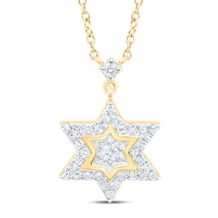 1/5CTW-DIA P1 GIFT STAR NECKLACE (18 INCH)