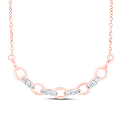 1/12 CTW-DIA CN FASHION NECKLACE(18 INCH)