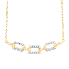 1/8 CTW-DIA CN FASHION NECKLACE(18 INCH)