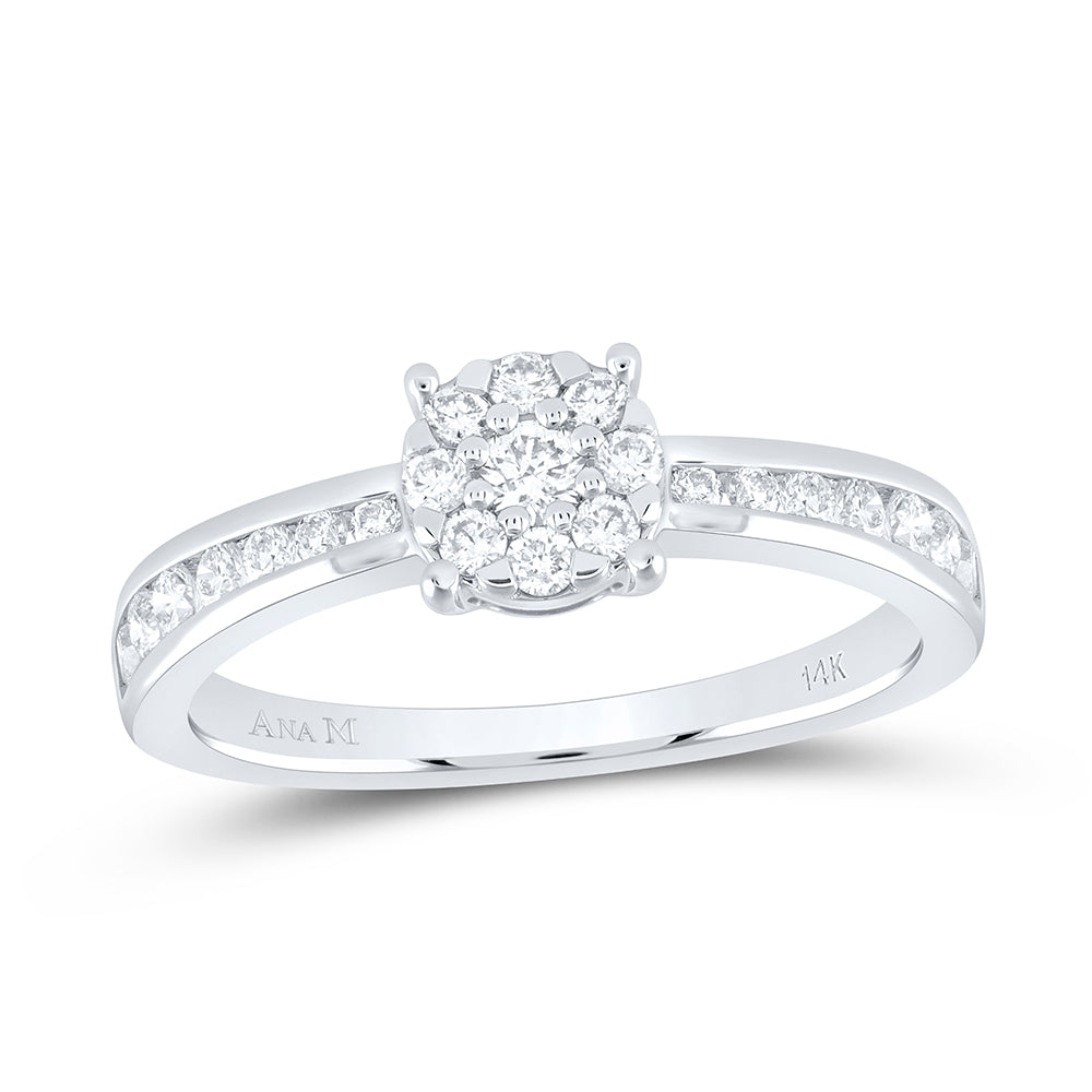 14k Gold 1/2 CTW-Natural Diamond Fashion Ring Gram