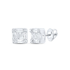 1/3CTW-DIA ANA M FASHION SQUARE BAGUETTE EARRING