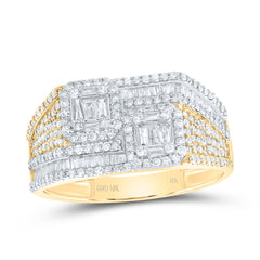 1CTW-DIA NK COMPONENT MENS RING