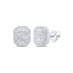 1 1/2CTW-DIA CN FASHION EMERALD EARRING