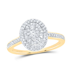 1/2CTW-DIA ANA M FASHION OVAL RING
