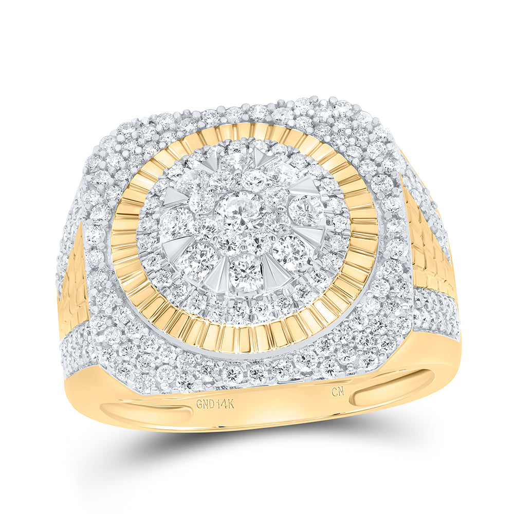 1 1/2CTW-DIA CN OCTAGON MENS RING
