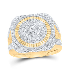 1 1/2CTW-DIA CN OCTAGON MENS RING