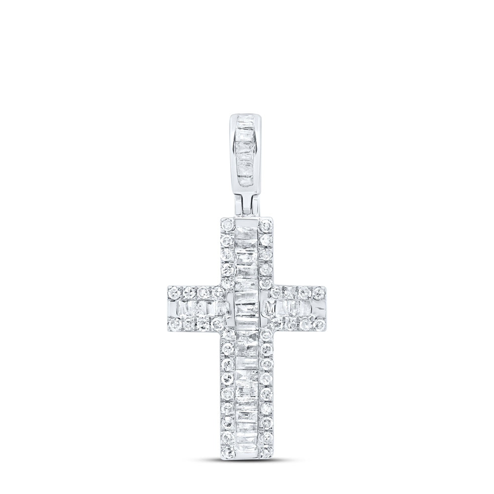 1/2CTW-DIA P1 GIFT CROSS PENDANT