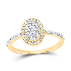 1/4CTW-DIA P1 GIFT OVAL RING