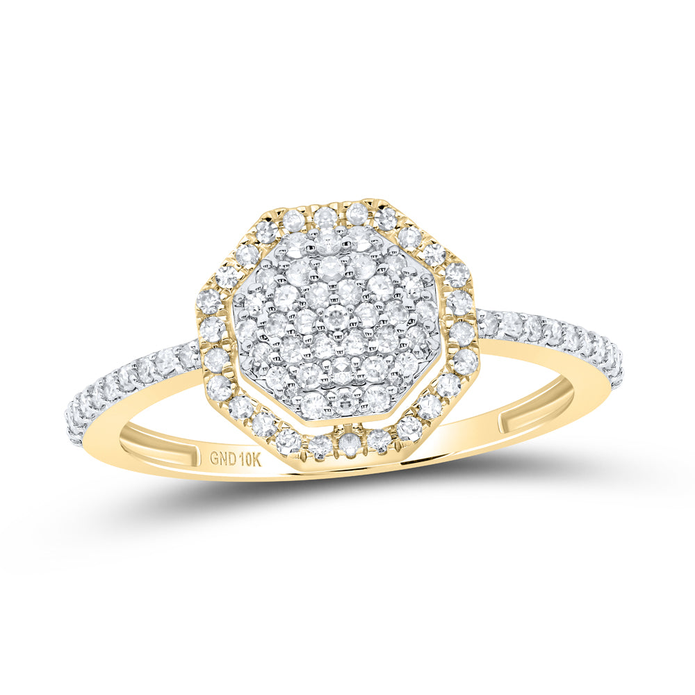 1/3CTW-DIA P1 GIFT OCTAGON RING