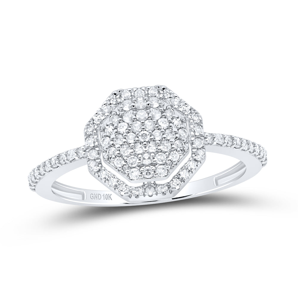 1/3CTW-DIA P1 GIFT OCTAGON RING