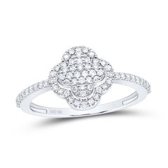 1/4CTW-DIA P1 GIFT CLOVER RING