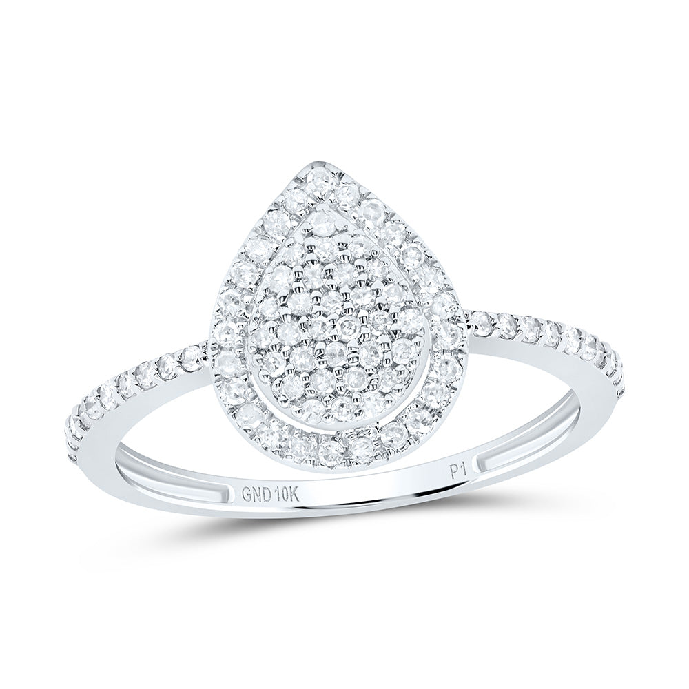 1/3CTW-DIA P1 GIFT PEAR RING