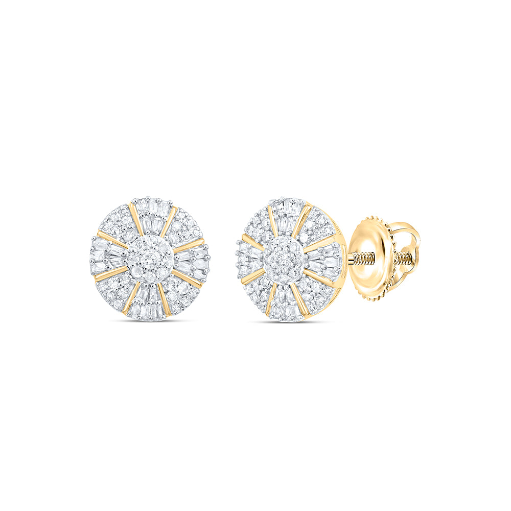 1/2CTW-DIA P1 GIFT ROUND STUD EARRING