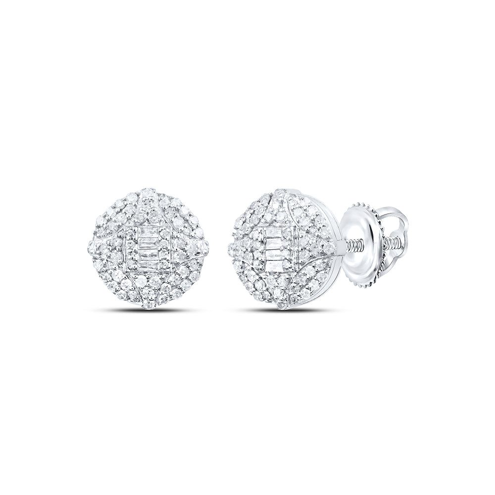 1/2CTW-DIA P1 GIFT ROUND STUD EARRING