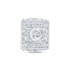 1/3CTW-DIA NK FASHION INITIAL "C" BRACELET BOX