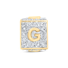 1/4CTW-DIA NK FASHION INITIAL "G" BRACELET BOX