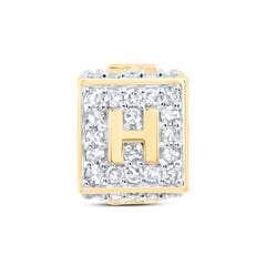 1/3CTW-DIA NK FASHION INITIAL "H" BRACELET BOX