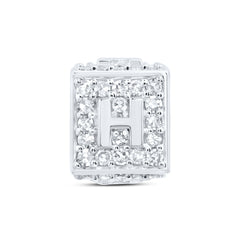 1/3CTW-DIA NK FASHION INITIAL "H" BRACELET BOX