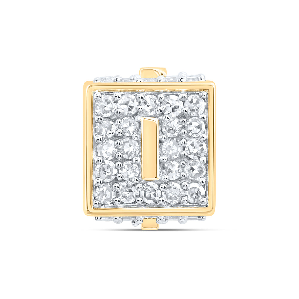 1/3CTW-DIA NK FASHION INITIAL "I" BRACELET BOX