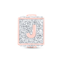 1/3CTW-DIA NK FASHION INITIAL "J" BRACELET BOX