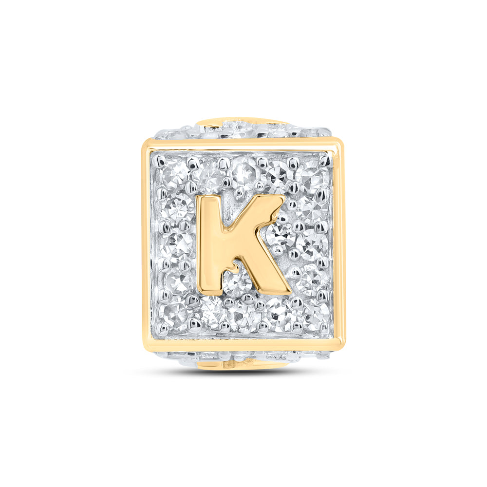 1/3CTW-DIA NK FASHION INITIAL "K" BRACELET BOX