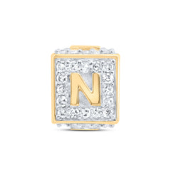 1/4CTW-DIA NK FASHION INITIAL "N" BRACELET BOX