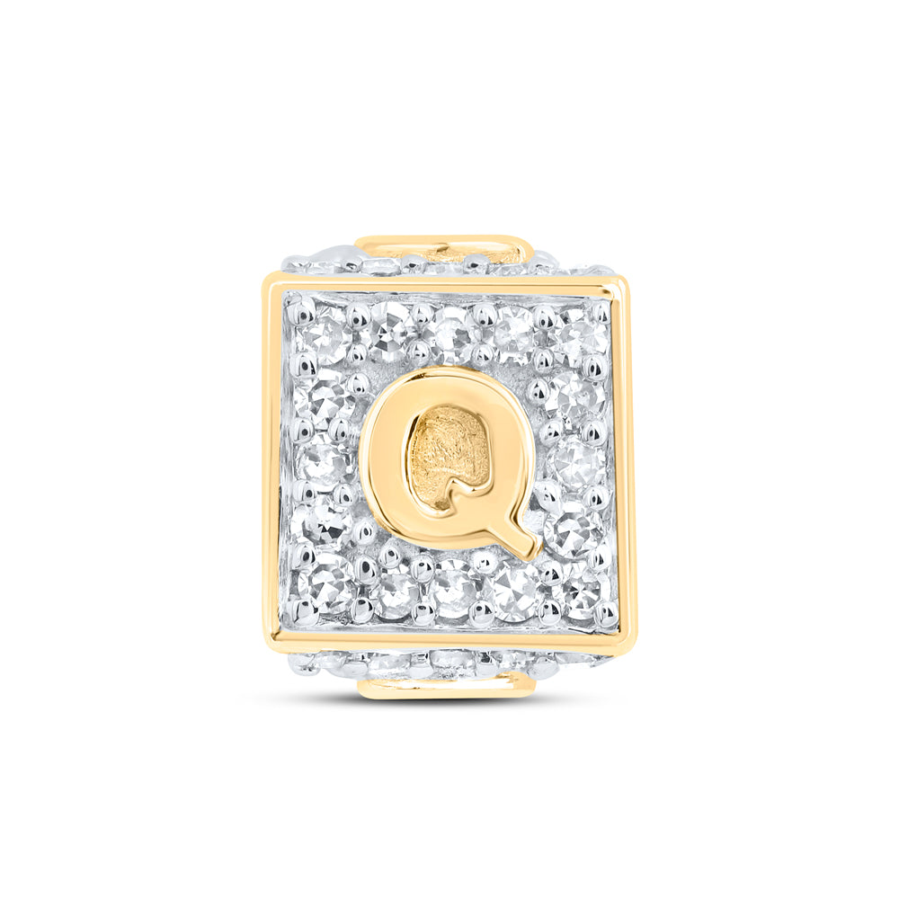 1/4CTW-DIA NK FASHION INITIAL "Q" BRACELET BOX