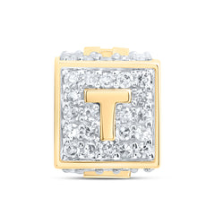 1/3CTW-DIA NK FASHION INITIAL "T" BRACELET BOX