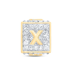 1/3CTW-DIA NK FASHION INITIAL "X" BRACELET BOX