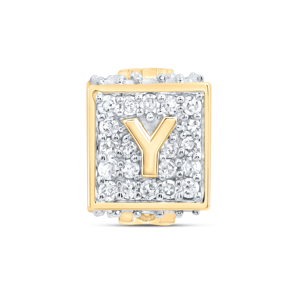 1/3CTW-DIA NK FASHION INITIAL "Y" BRACELET BOX