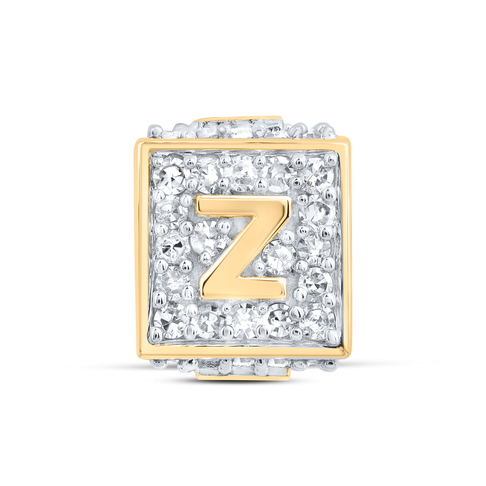 1/3CTW-DIA NK FASHION INITIAL "Z" BRACELET BOX
