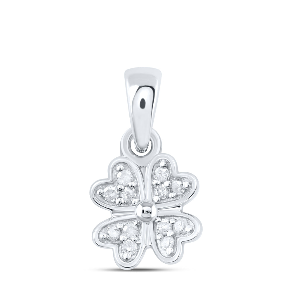 1/12CTW-DIA P1 GIFT FLOWER PENDANT