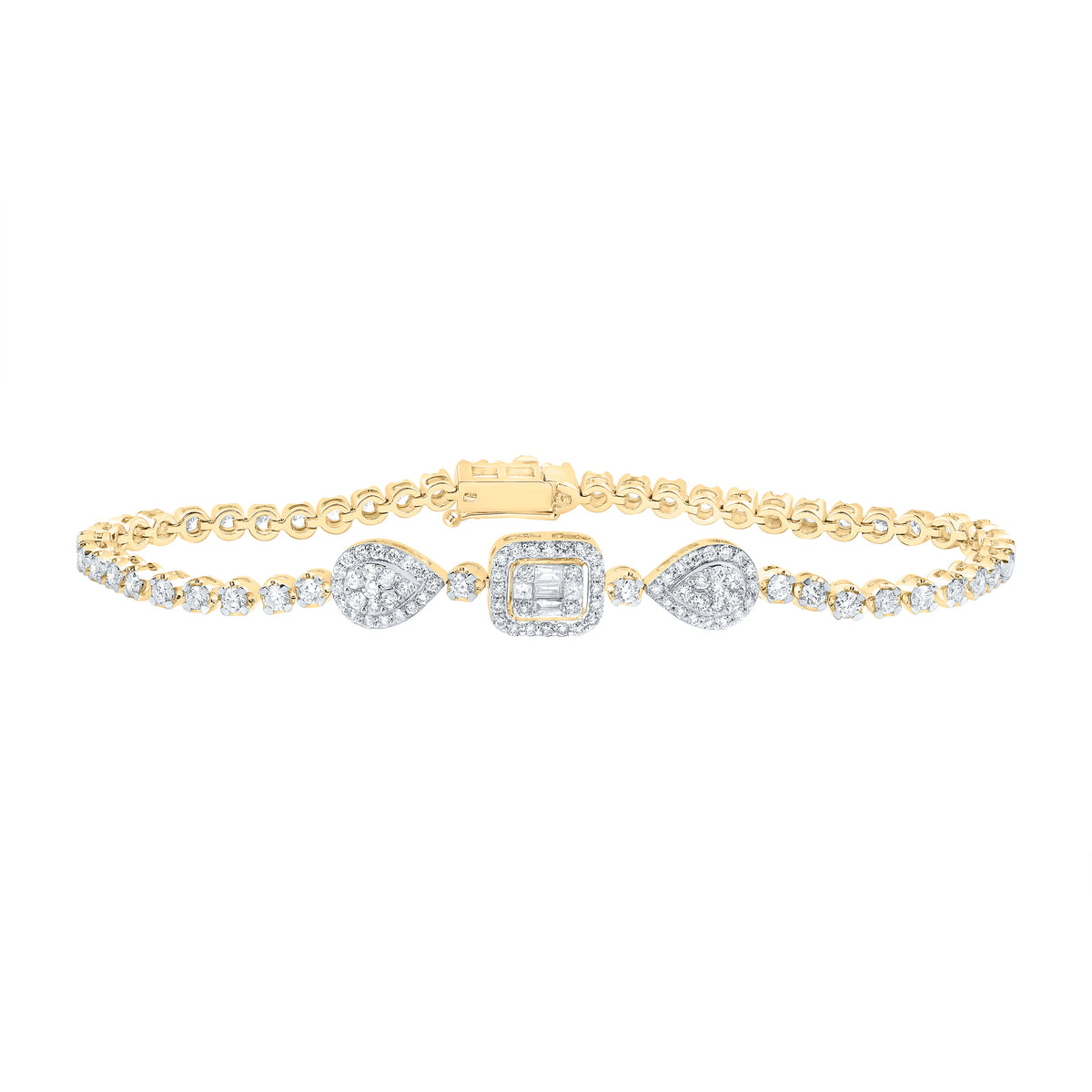 2 1/4CTW-DIA ANA M FASHION BRACELET ( 7 INCH )
